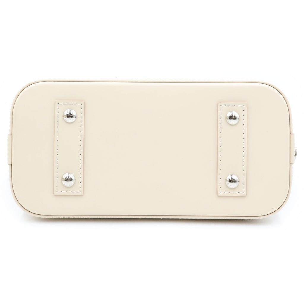 LOUIS VUITTON(ルイヴィトン) エピ アルマBB レザー シルバー金具 2WAY ハンドバッグ ショルダーバッグ クオーツホワイト M14432 レディース