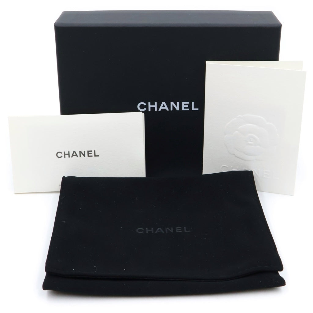 CHANEL(シャネル) ココマーク スモールフラップウォレット 三つ折り財布 コインケース ブラック キャビアスキン AP0231 ゴールド金具 レディース