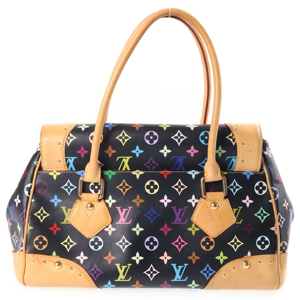 LOUIS VUITTON(ルイヴィトン) モノグラム マルチカラー ビバリーGM ハンドバッグ ショルダーバッグ ブラウン/ブラック M40202 レディース