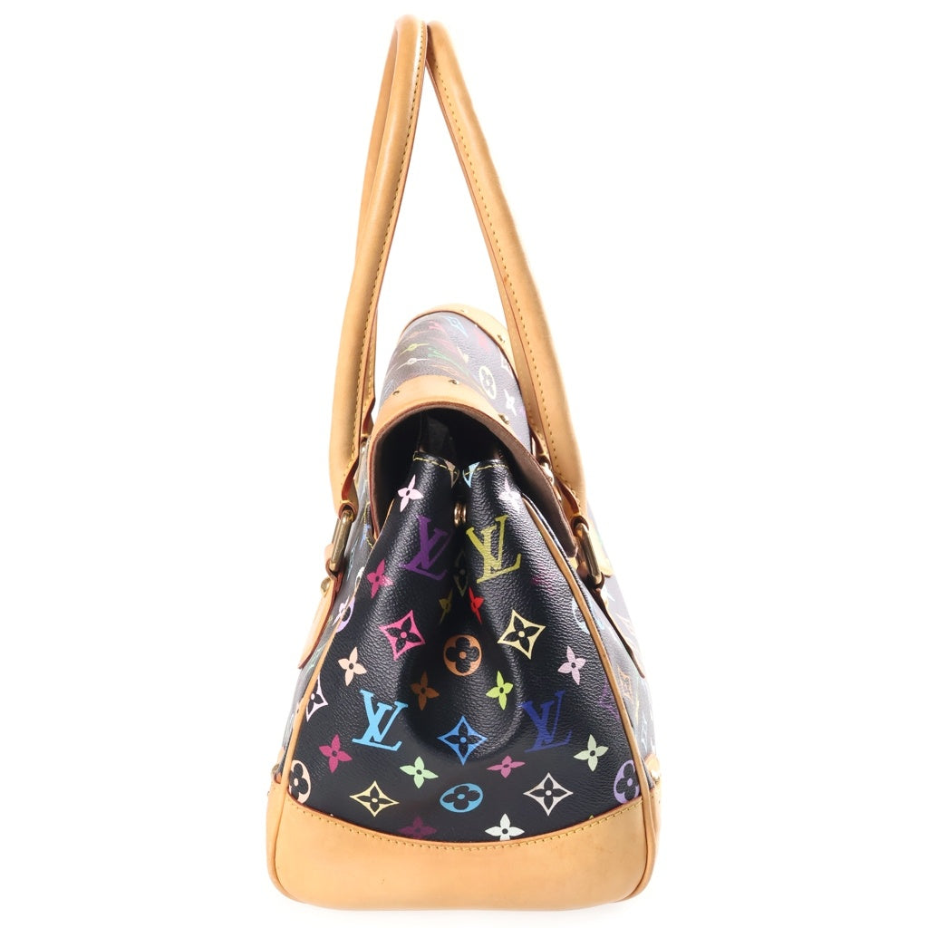 LOUIS VUITTON(ルイヴィトン) モノグラム マルチカラー ビバリーGM ハンドバッグ ショルダーバッグ ブラウン/ブラック M40202 レディース