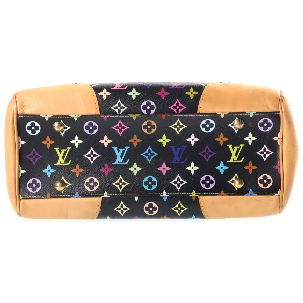 LOUIS VUITTON(ルイヴィトン) モノグラム マルチカラー ビバリーGM ハンドバッグ ショルダーバッグ ブラウン/ブラック M40202 レディース