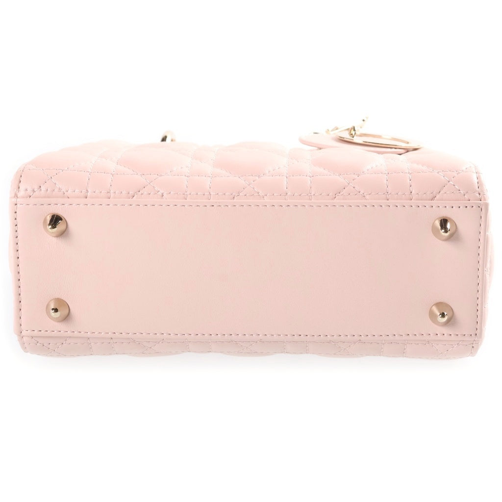 Christian Dior(クリスチャンディオール) My ABCDior マイディオール 2WAYハンドバッグ ショルダーバッグ ライトピンク レザー ゴールド金具 レディース
