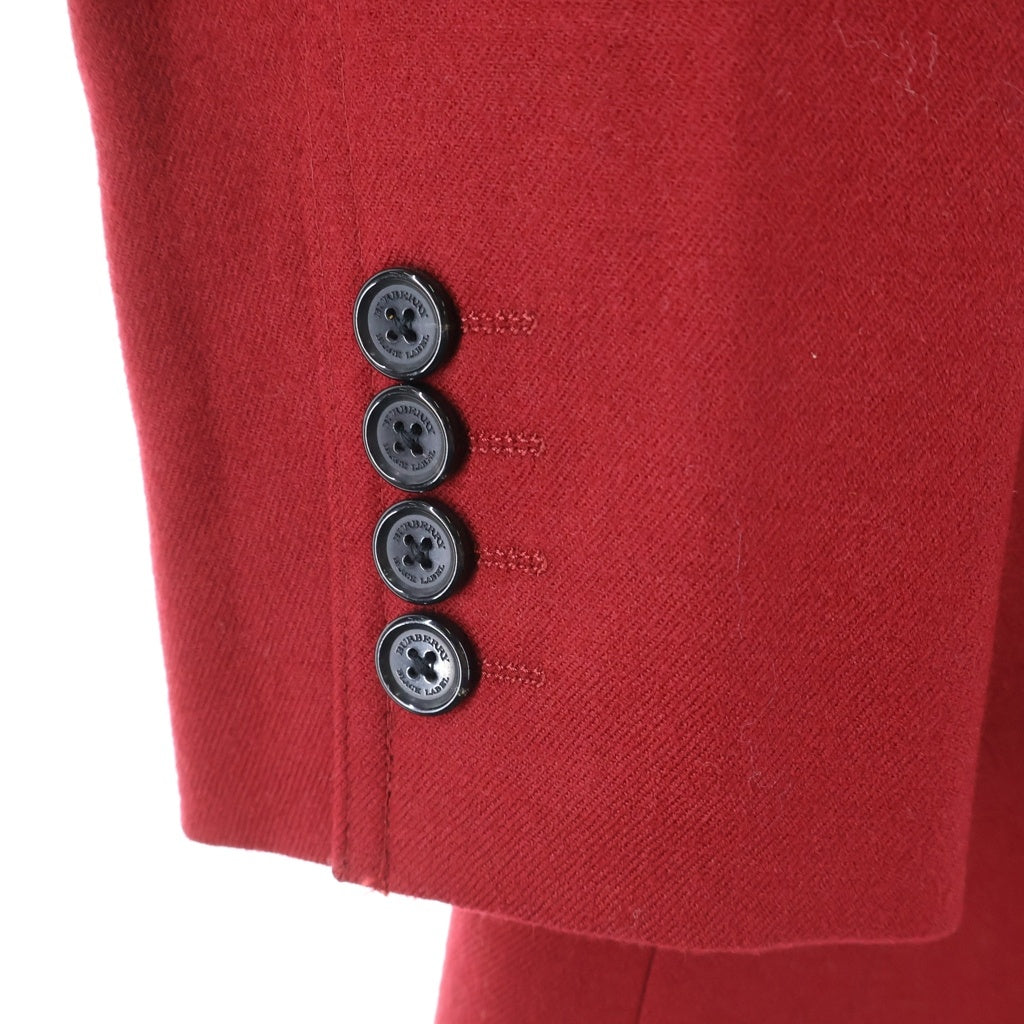 BURBERRY BLACK LABEL(バーバリー ブラックレーベル) Wool 2B Tailored Jacket ウール テーラードジャケット レッド MD1E30-616-19