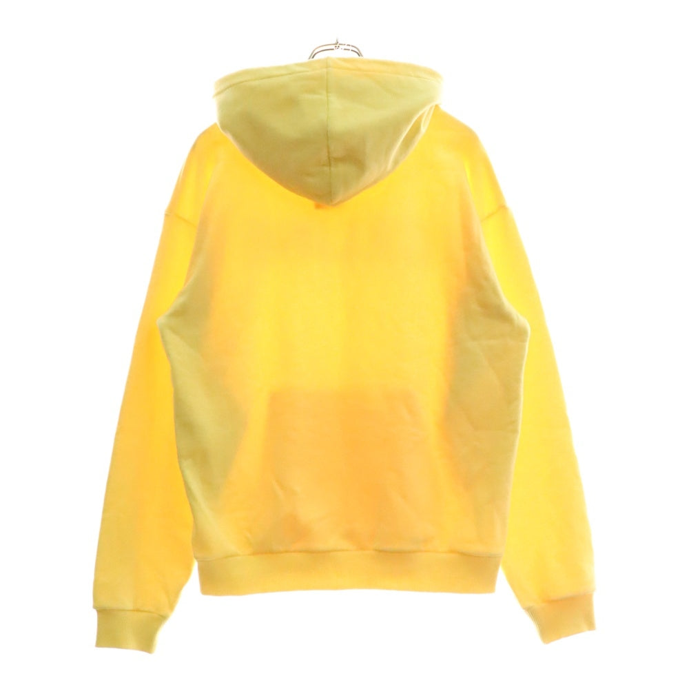 CELINE(セリーヌ) 21SS フロントロゴプリント プルオーバースウェットパーカー フーディー イエロー 2Y321052H