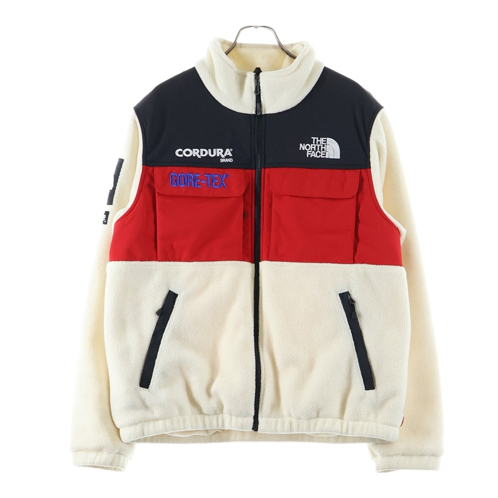 SUPREME(シュプリーム) 18AW ×THE NORTH FACE GORE-TEX Expedition Fleece Jacket ザノースフェイス ゴアテックス エクスペディション フリースジャケット ホワイト NF0A3SE4