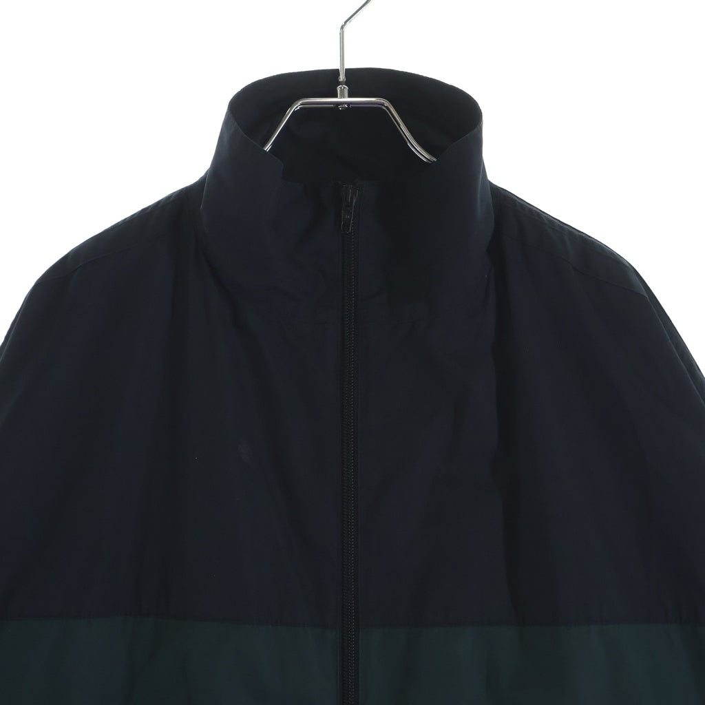 BALENCIAGA(バレンシアガ) 22AW ロゴプリント ジップアップ ナイロン ジャケット ブルゾン ブラック 725302 TNM14