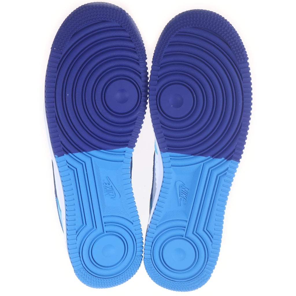 NIKE(ナイキ) AIR FORCE 1 07 DZ2522-100 エアフォース1 スプリット US8.5/26.5cm ホワイト/ブルー