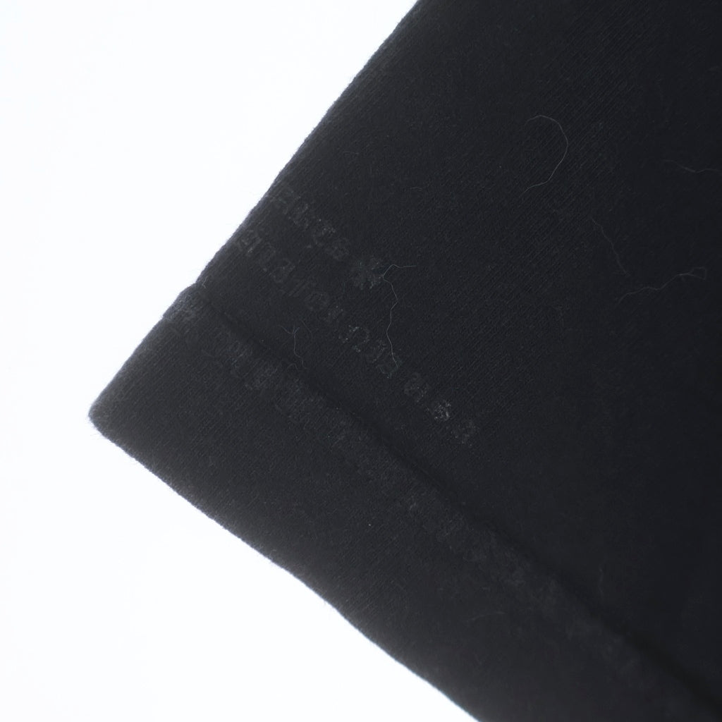 CHROME HEARTS(クロムハーツ) OLD CH PLS T-SHIRT バックCHプラスプリント クルーネック半袖カットソーTシャツ ブラック