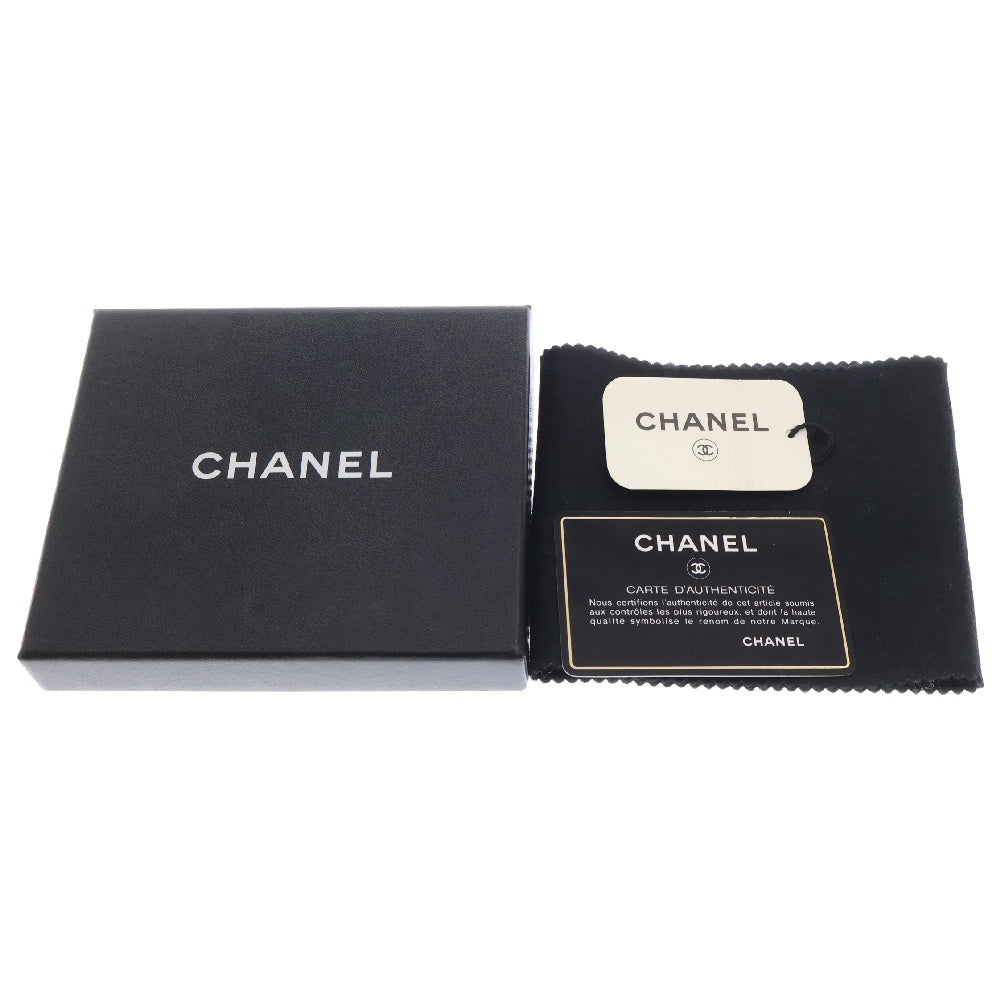 CHANEL(シャネル) ワイルドステッチ 二つ折り財布 コンパクトウォレット ブラック レザー