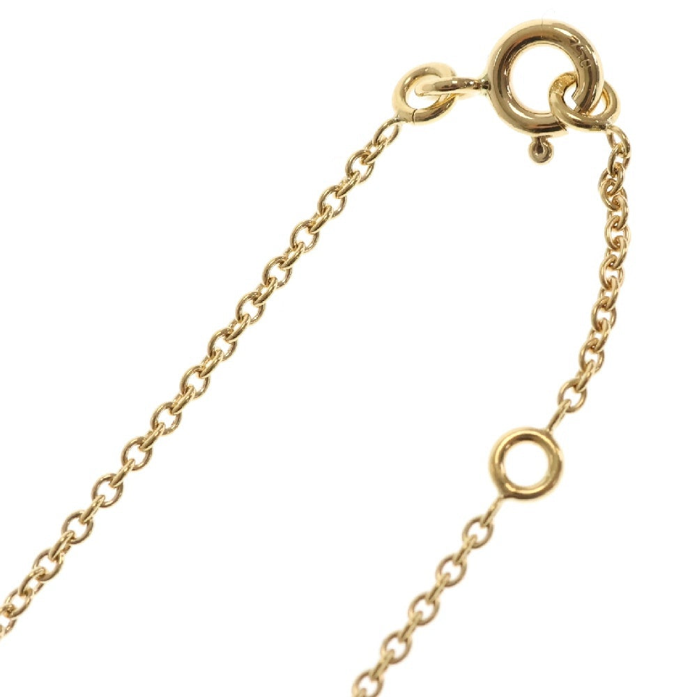 Christian Dior(クリスチャンディオール) ローズデヴァン ネックレス Au750 イエローゴールド シェル ペンダント チェーン