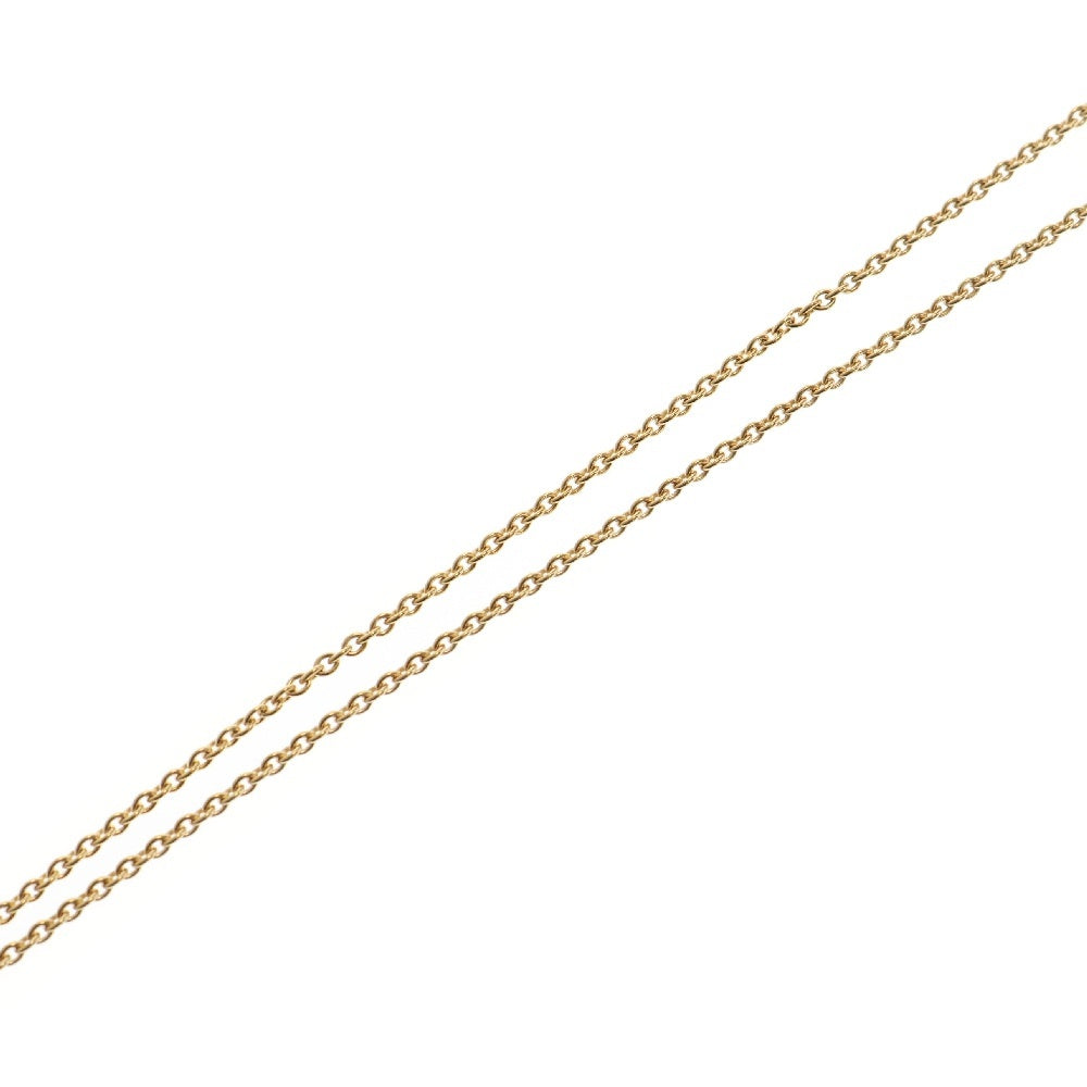 Christian Dior(クリスチャンディオール) ローズデヴァン ネックレス Au750 イエローゴールド シェル ペンダント チェーン