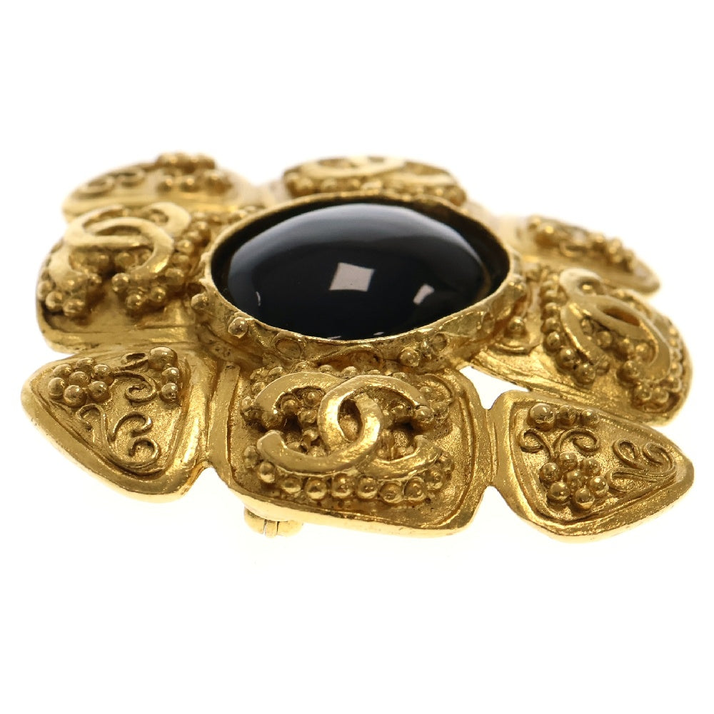 CHANEL(シャネル) グリポワ ココマーク ブローチ 96P ブラウン ゴールド GP アクセサリー