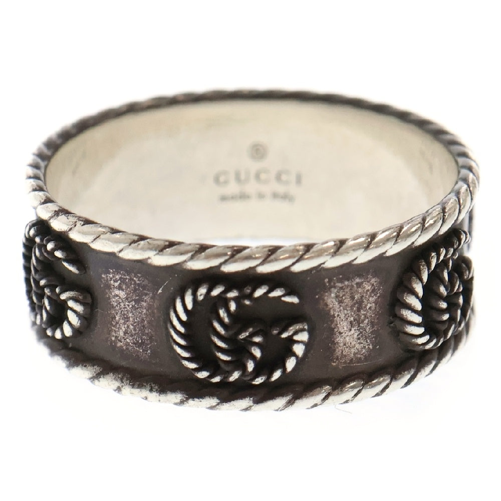 GUCCI(グッチ) ツイストトーションダブルリング Ag925 シルバー