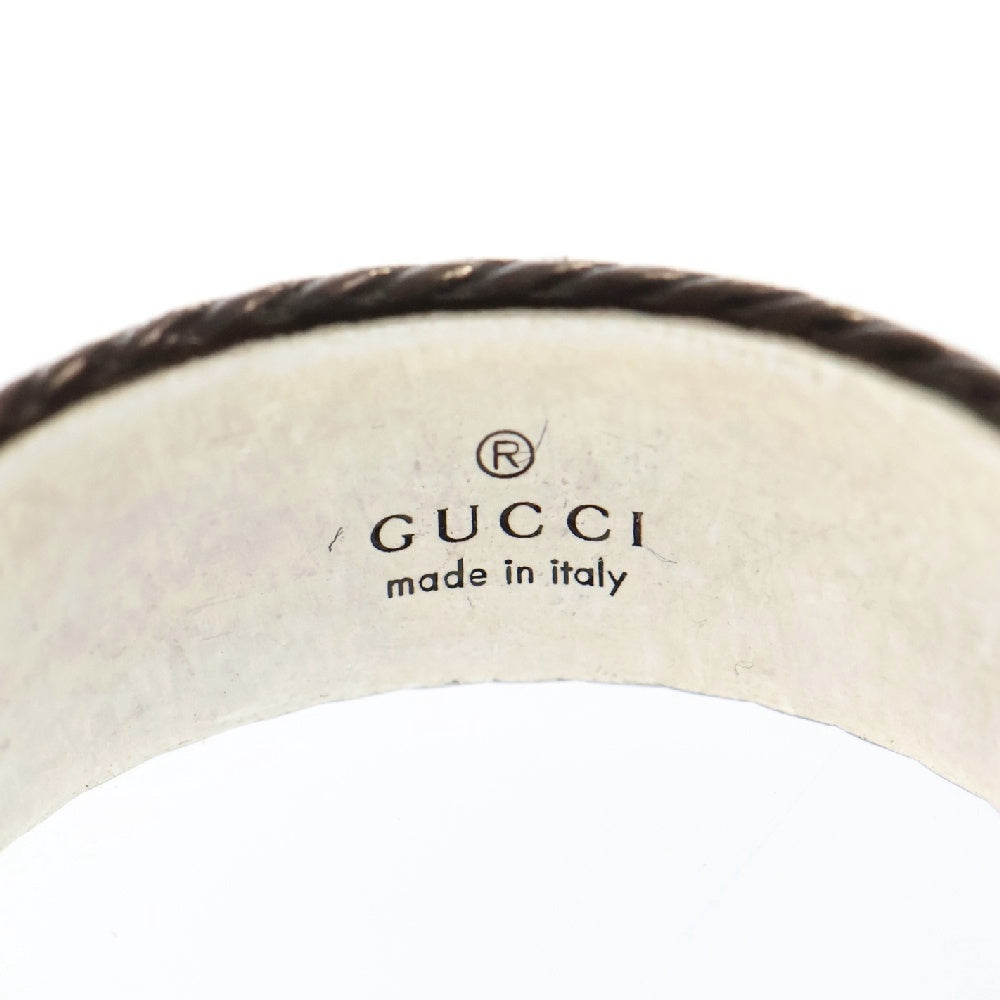 GUCCI(グッチ) ツイストトーションダブルリング Ag925 シルバー