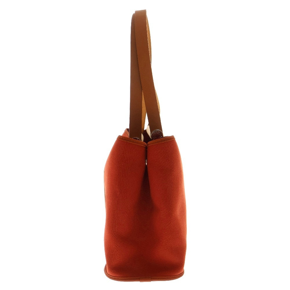 HERMES(エルメス) カバック エラン PM トワルオフィシエ ベージュ×レッド シルバー金具 □P刻印 トートバッグ ハンドバッグ