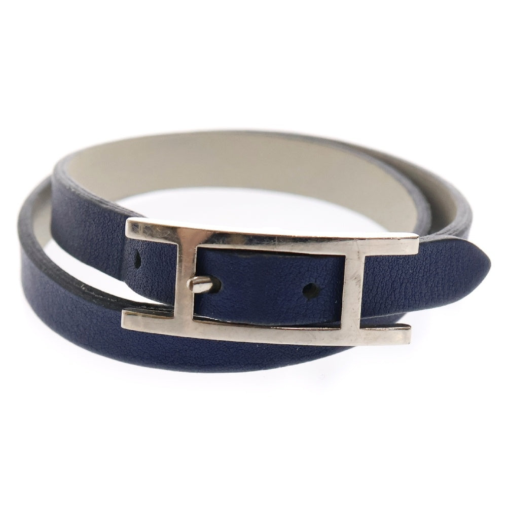 HERMES(エルメス) アピ2 ブレスレット SV金具 ブルー