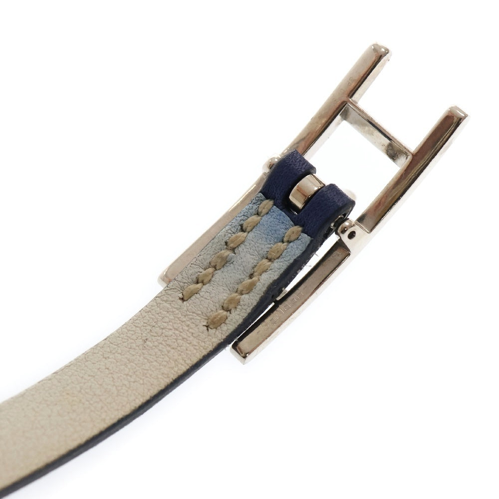 HERMES(エルメス) アピ2 ブレスレット SV金具 ブルー