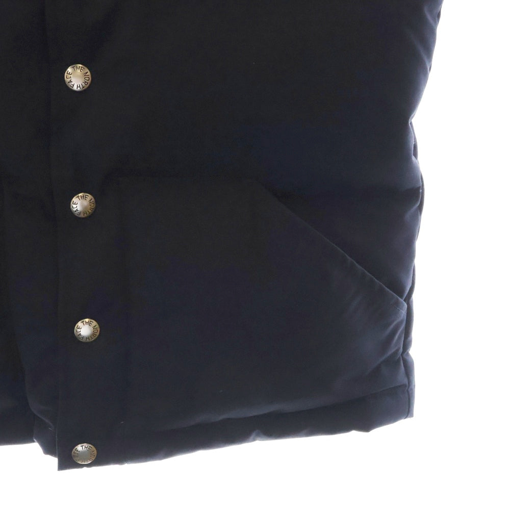 GUCCI(グッチ) 20AW ×THE NORTH FACE ノースフェイス ロゴパッチ ナイロンダウンベスト ネイビー×ボルドー 649244