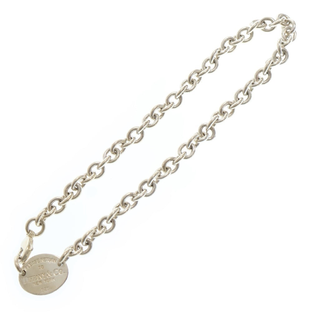 TIFFANY&Co(ティファニー) リターントゥ ティファニー ロゴプレート チェーン ネックレス チョーカー SV925 シルバー