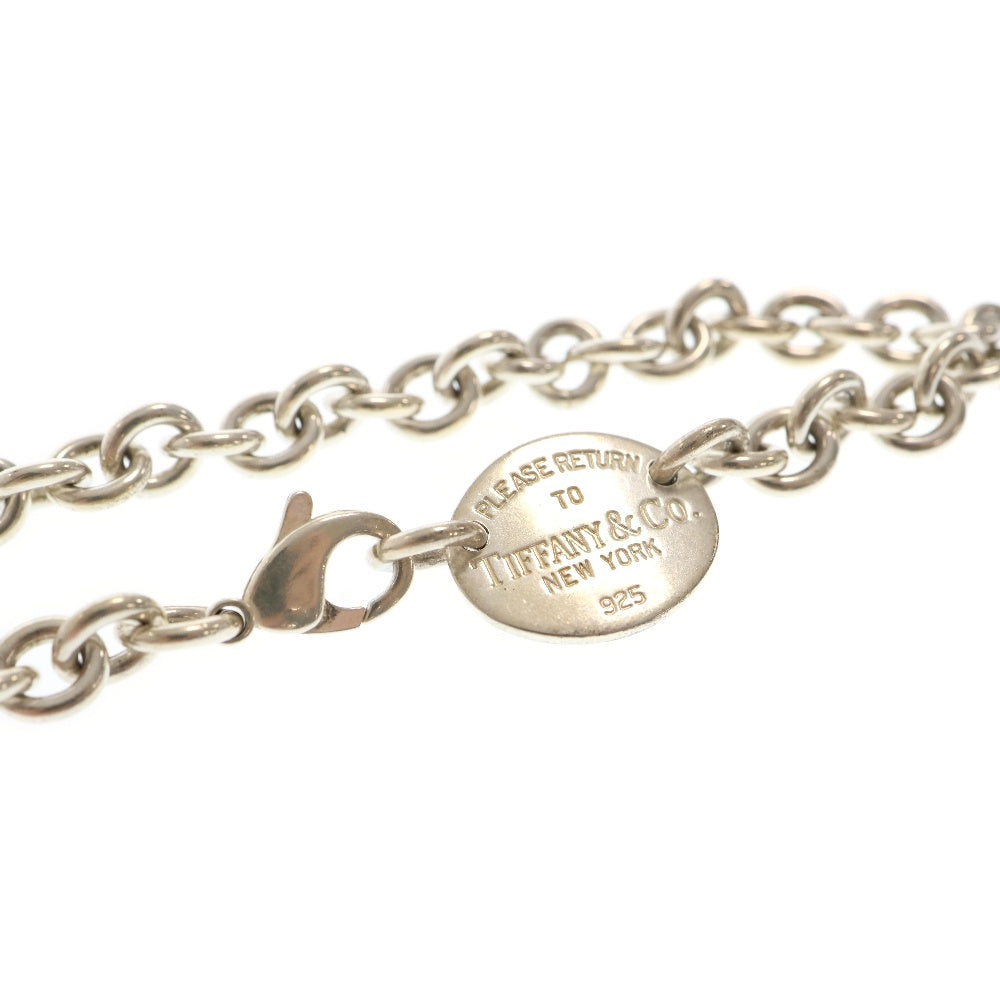TIFFANY&Co(ティファニー) リターントゥ ティファニー ロゴプレート チェーン ネックレス チョーカー SV925 シルバー