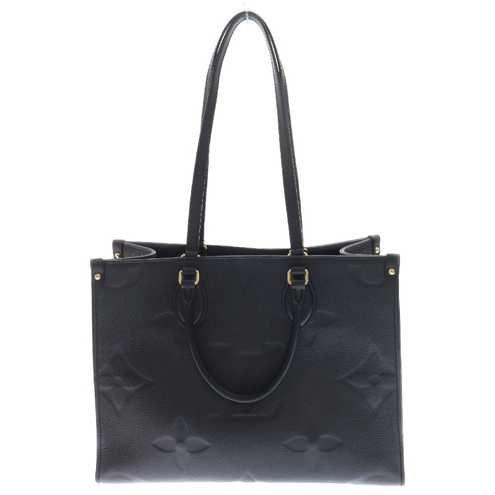 LOUIS VUITTON(ルイヴィトン) モノグラム アンプラント オンザゴーMM レザートートバッグ ハンドバッグ ショルダーバッグ ブラック M45595