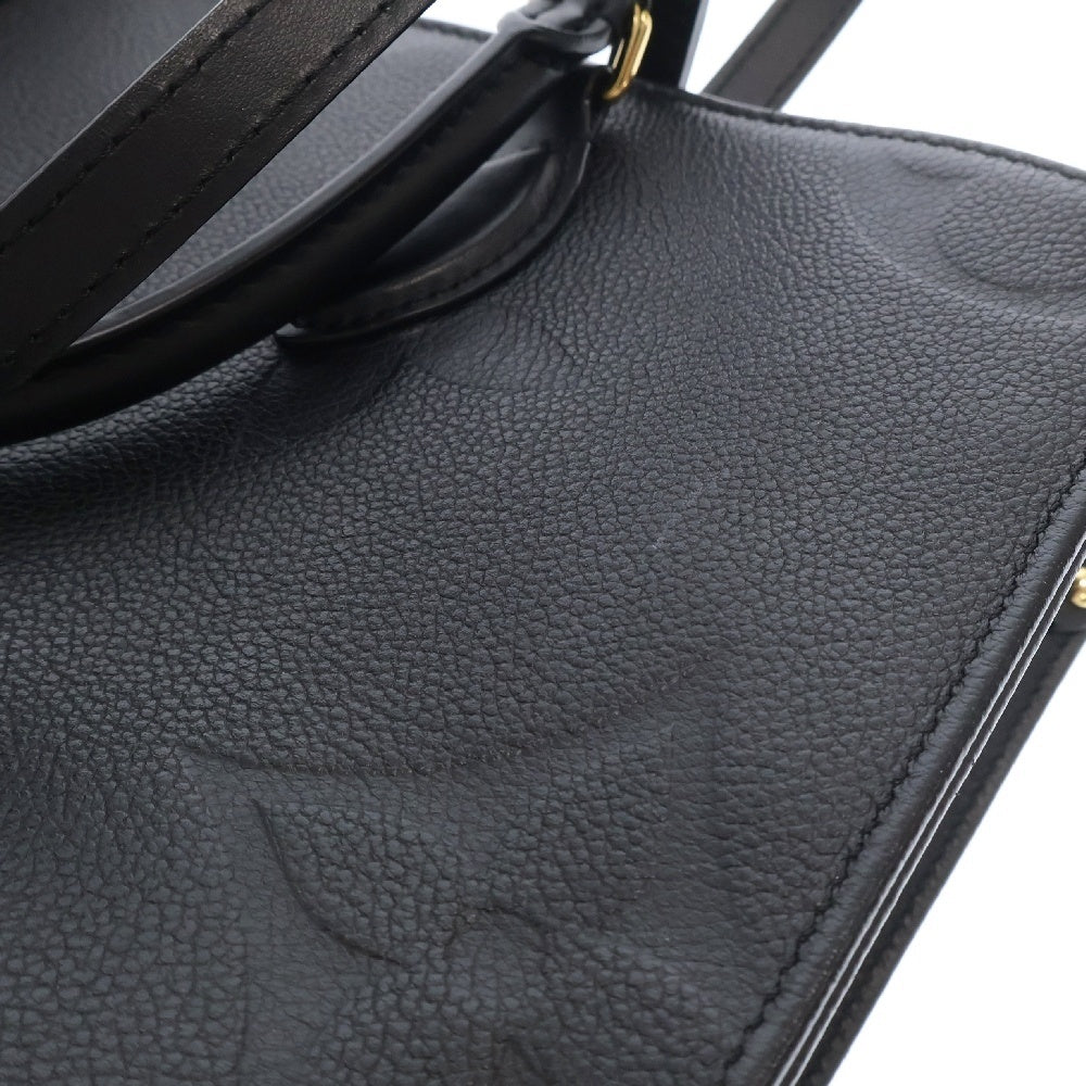 LOUIS VUITTON(ルイヴィトン) モノグラム アンプラント オンザゴーMM レザートートバッグ ハンドバッグ ショルダーバッグ ブラック M45595