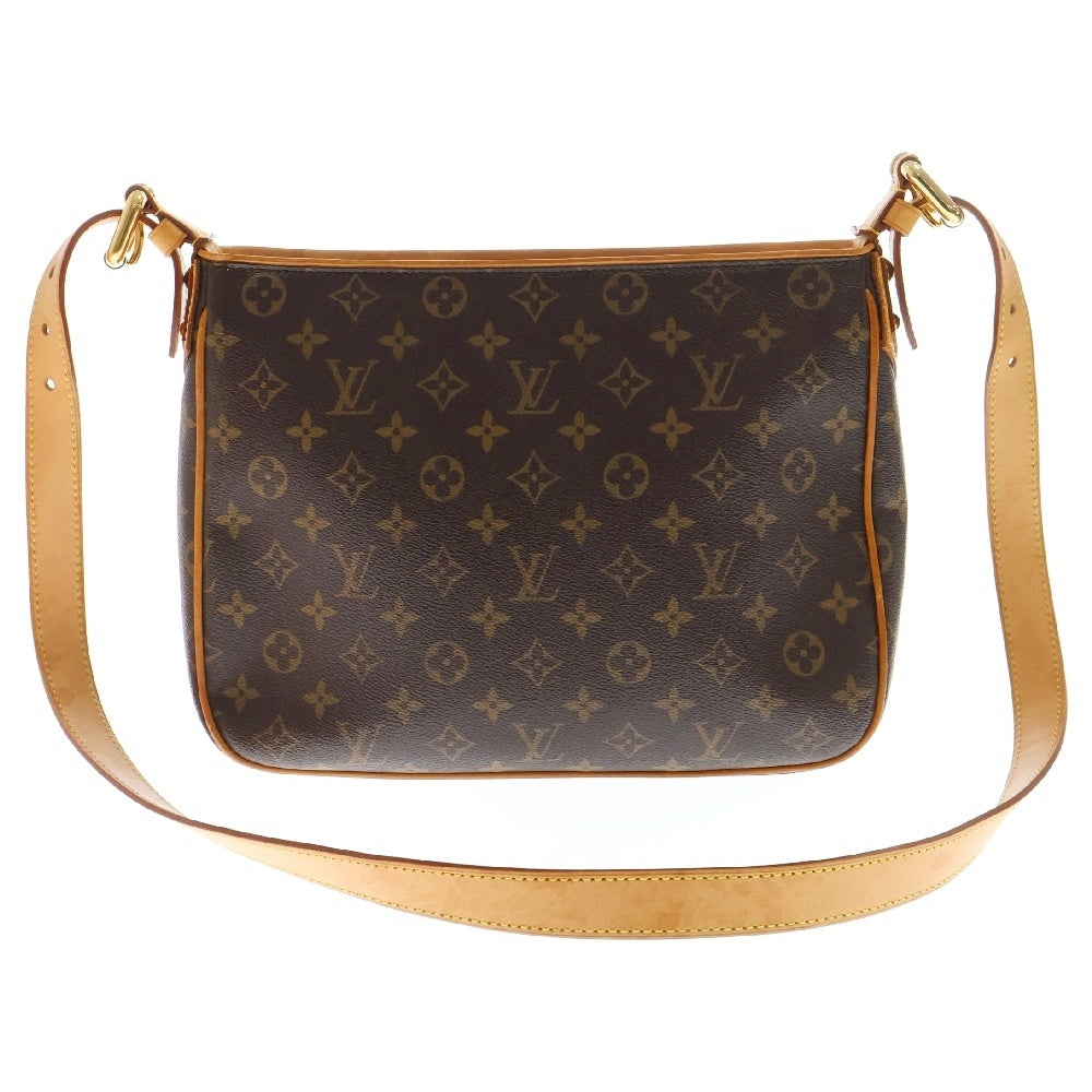 LOUIS VUITTON(ルイヴィトン) モノグラム ハドソンGM ワンショルダーバッグ プッシュロック ブラウン PVCレザー M40045