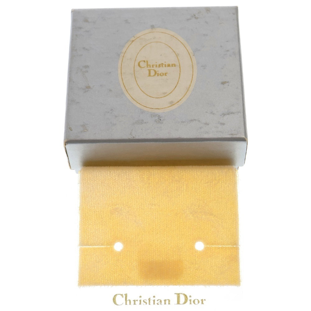 Christian Dior(クリスチャンディオール) CDロゴ ラインストーン イヤリング GP ゴールド アクセサリー