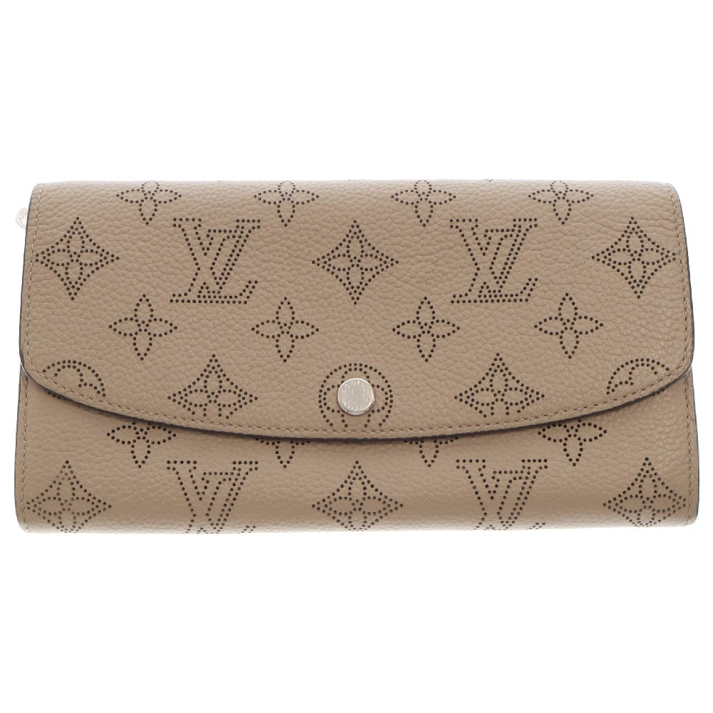 LOUIS VUITTON(ルイヴィトン) マヒナ ポルトフォイユ イリス ガレ レザーロングウォレット M60144 長財布 ベージュ