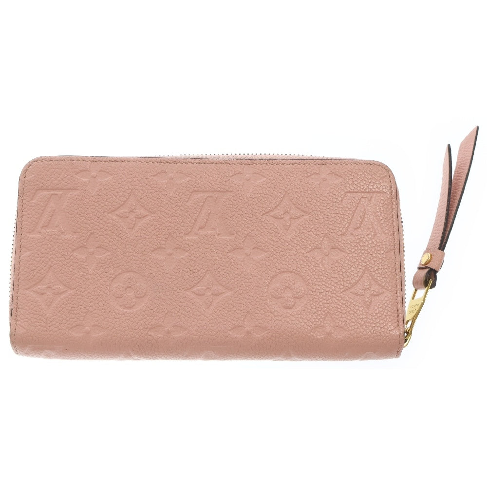 LOUIS VUITTON(ルイヴィトン) モノグラムアンプラント ポルトフォイユインターナショナル レザー ラウンドジップ ロングウォレット 長財布 ピンク レディース M64090
