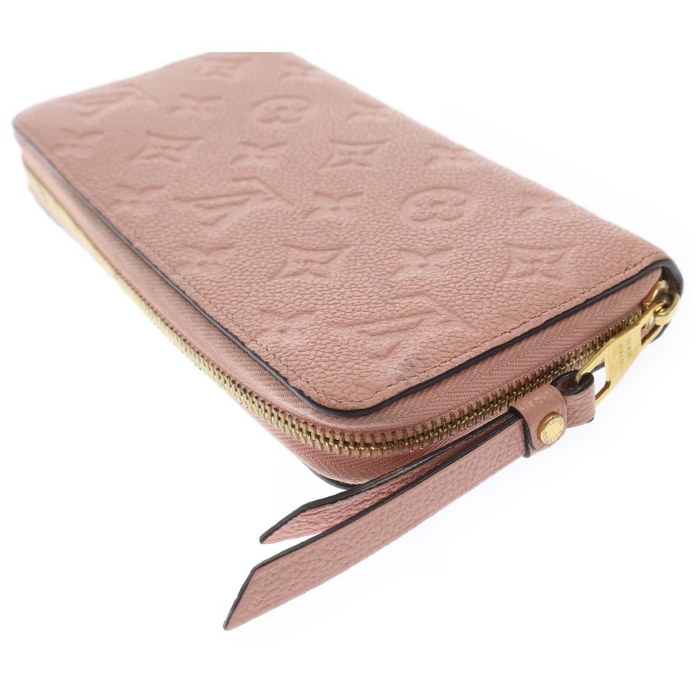 LOUIS VUITTON(ルイヴィトン) モノグラムアンプラント ポルトフォイユインターナショナル レザー ラウンドジップ ロングウォレット 長財布 ピンク レディース M64090