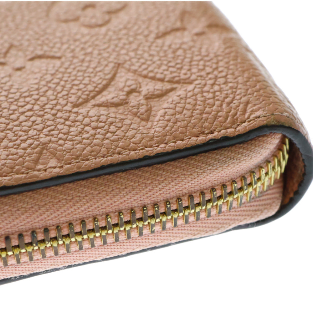 LOUIS VUITTON(ルイヴィトン) モノグラムアンプラント ポルトフォイユインターナショナル レザー ラウンドジップ ロングウォレット 長財布 ピンク レディース M64090
