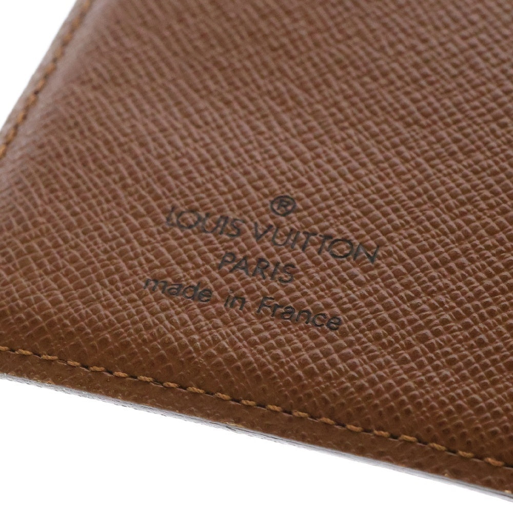 LOUIS VUITTON(ルイヴィトン) モノグラム アジェンダPM ペン付属 ブラウン PVCレザー 手帳カバー R20005