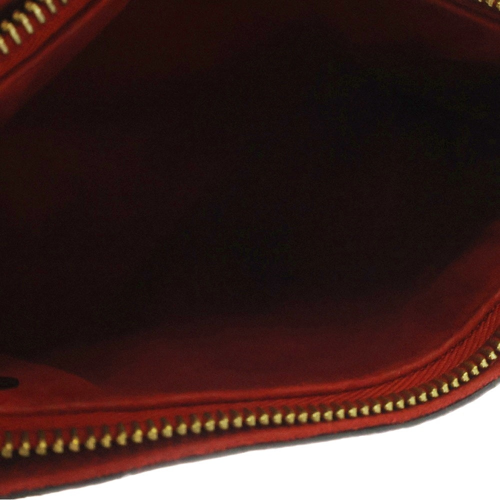 LOUIS VUITTON(ルイヴィトン) モノグラム スレンヌBB ショルダーバッグ ブラウン×レッド ゴールド金具 レザー×PVC M43776