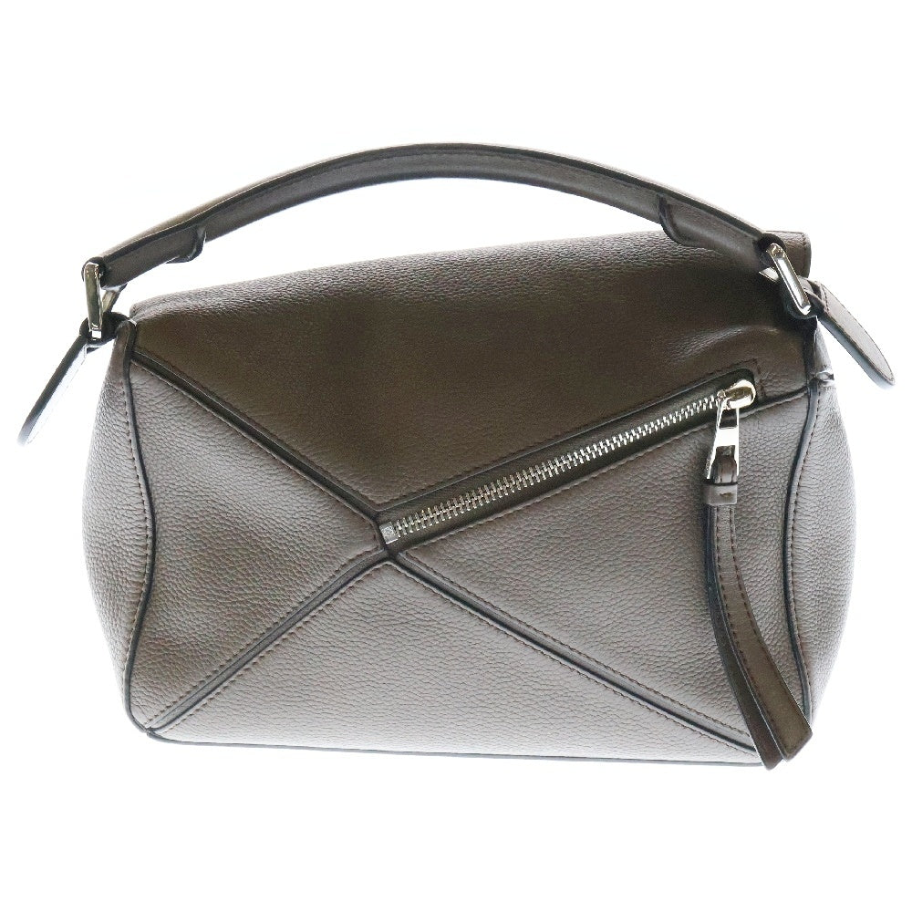 LOEWE(ロエベ) パズルバッグ 2WAY レザー ハンドバッグ ショルダーバッグ スモール グレー A510P60X41