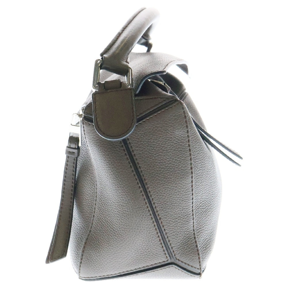 LOEWE(ロエベ) パズルバッグ 2WAY レザー ハンドバッグ ショルダーバッグ スモール グレー A510P60X41