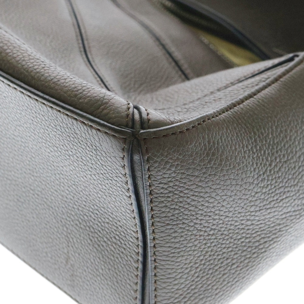LOEWE(ロエベ) パズルバッグ 2WAY レザー ハンドバッグ ショルダーバッグ スモール グレー A510P60X41