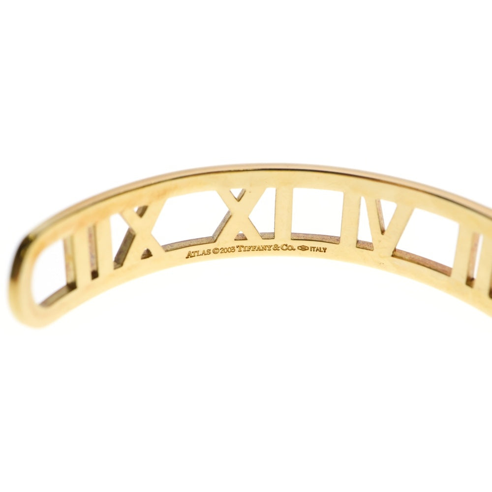 TIFFANY&Co(ティファニー) アトラス オープン バングル Au750 K18 YG イエローゴールド ブレスレット ジュエリー