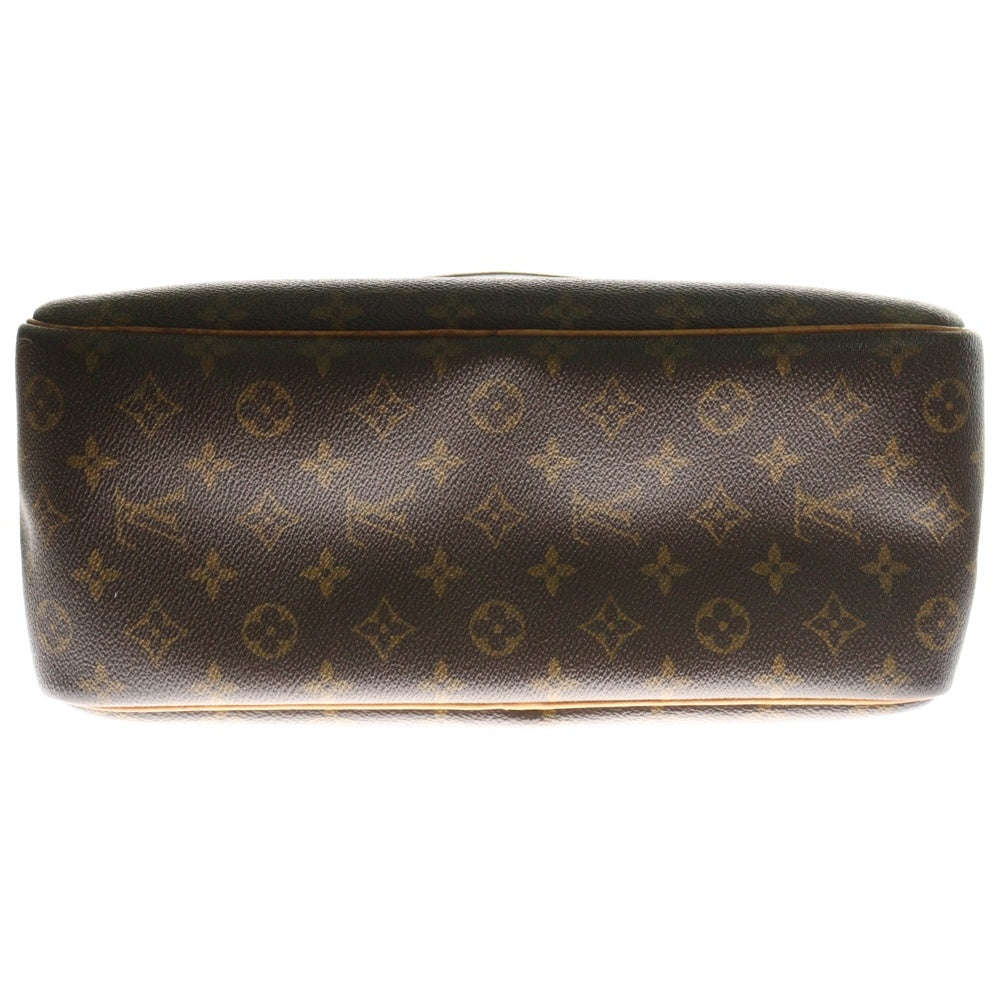 LOUIS VUITTON(ルイヴィトン) モノグラム ドーヴィル レザーハンドバッグ ブラウン M47270