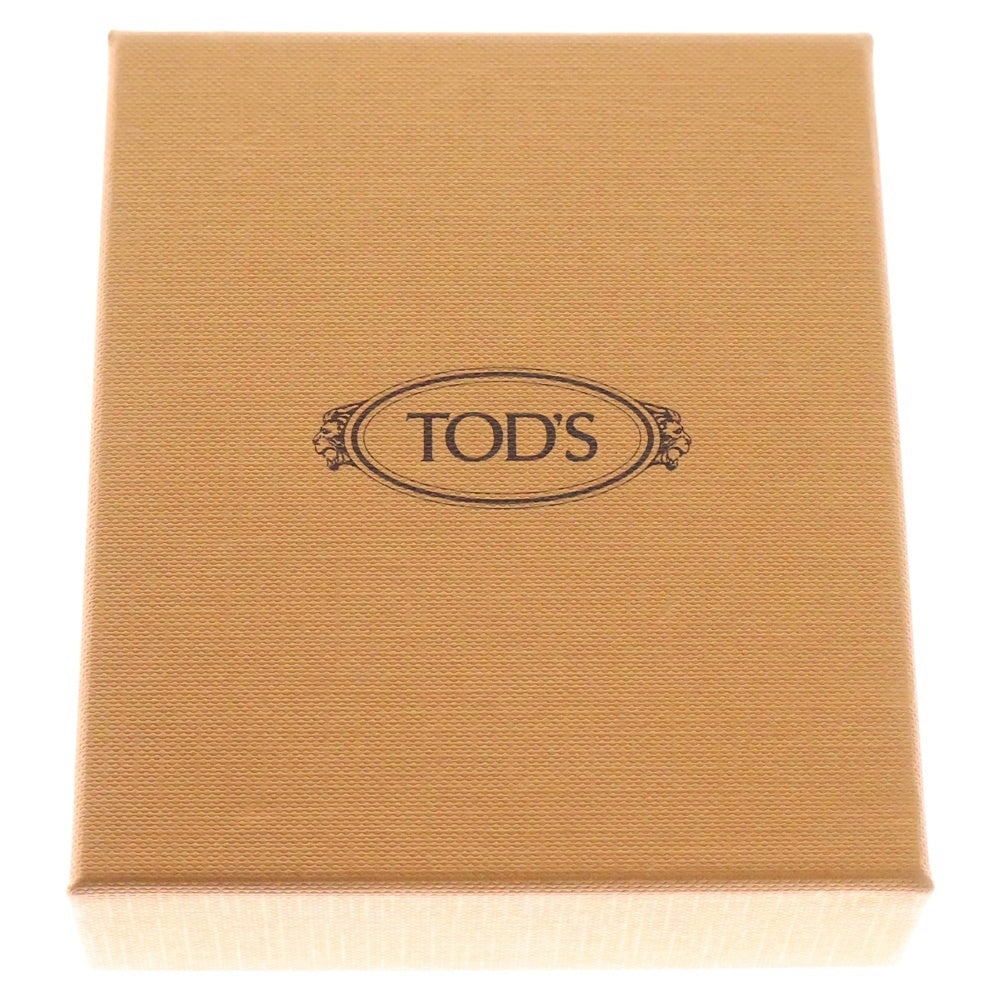 TOD'S(トッズ) 2つ折り財布 コンパクトウォレット ゴールド キャメル ゴールド金具 レザー