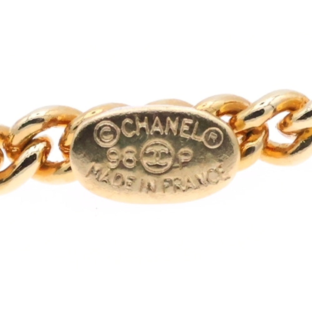 CHANEL(シャネル) ロゴ ボールブレスレット ゴールド レディース
