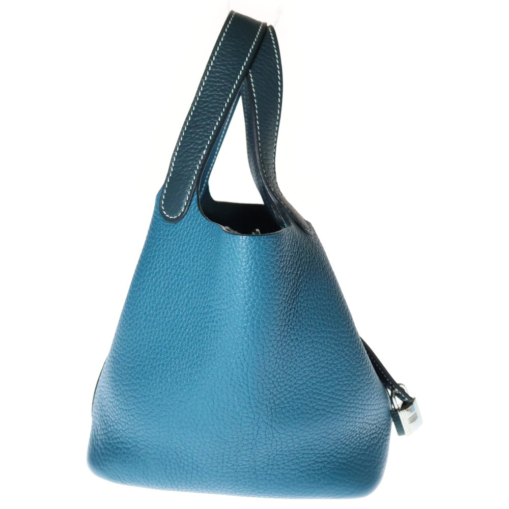 HERMES(エルメス) ピコタンロックPM カザック ヴェールボスフール×ヴェールシプレス トリヨンクレマンス Z刻印 シルバー金具