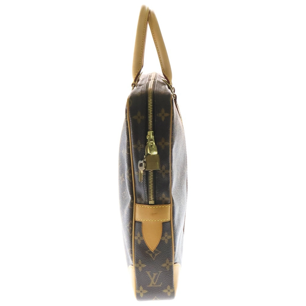 LOUIS VUITTON(ルイヴィトン) モノグラム ポルトドキュマン・ヴォワヤージュ トートバッグ ハンドバッグ ビジネスバッグ ブラウン ゴールド金具 M53361