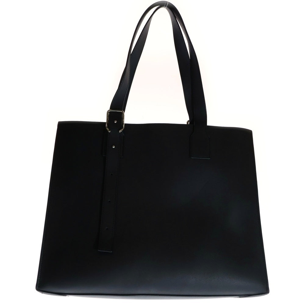 LOEWE(ロエベ) バックル ホリゾンタル アナグラム エンボスロゴ カーフレザー トートバッグ ブラック B692K96X06