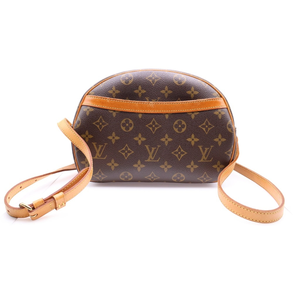 LOUIS VUITTON(ルイヴィトン) モノグラム ブロワ ショルダーバッグ ショルダーポシェット ブラウン ゴールド金具 レザー×PVC M51221