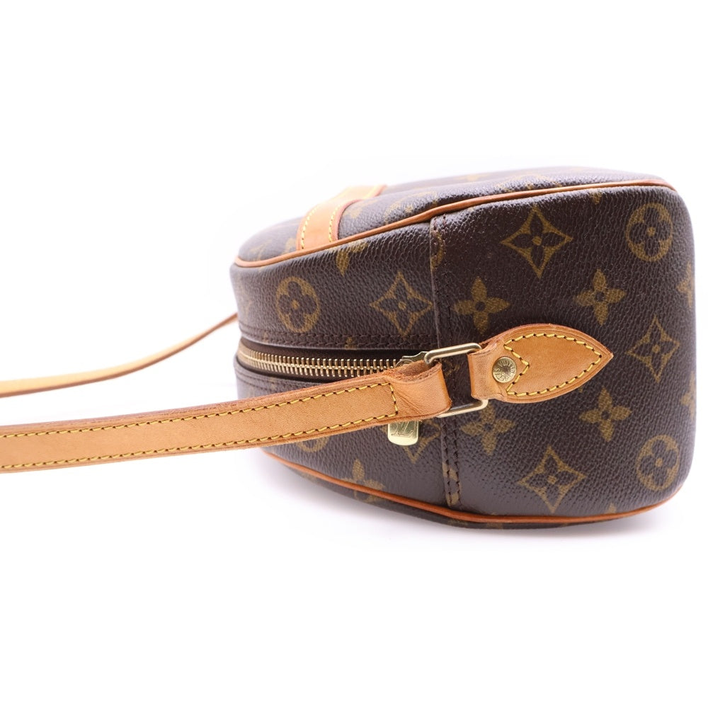 LOUIS VUITTON(ルイヴィトン) モノグラム ブロワ ショルダーバッグ ショルダーポシェット ブラウン ゴールド金具 レザー×PVC M51221