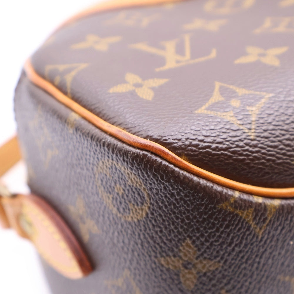 LOUIS VUITTON(ルイヴィトン) モノグラム ブロワ ショルダーバッグ ショルダーポシェット ブラウン ゴールド金具 レザー×PVC M51221