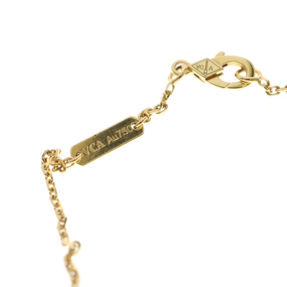 Van Cleef & Arpels(ヴァンクリーフアンドアーペル) ゴールドマザーオブパール 1Pダイヤモンド ネックレス 2018ホリデーコレクション イエローゴールド CARP2R700 レディース