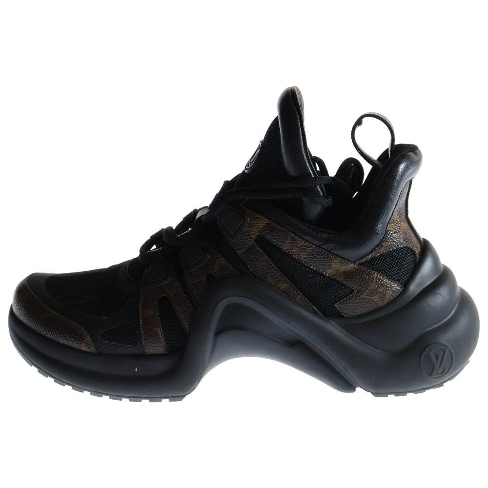 LOUIS VUITTON(ルイヴィトン) MONOGRAM ARCHLIGHT SNEAKER モノグラム アークライトライン ローカットスニーカー ブラウン×ブラック レディース 39/24cm