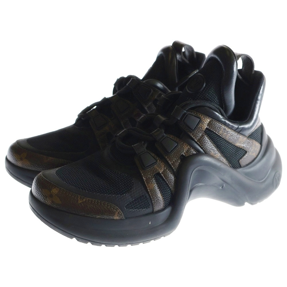 LOUIS VUITTON(ルイヴィトン) MONOGRAM ARCHLIGHT SNEAKER モノグラム アークライトライン ローカットスニーカー ブラウン×ブラック レディース 39/24cm